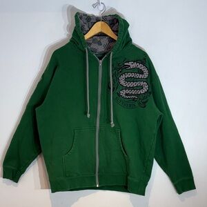 Wizarding World Of Harry Potter Zip Hoodie Slytherin green  Size large